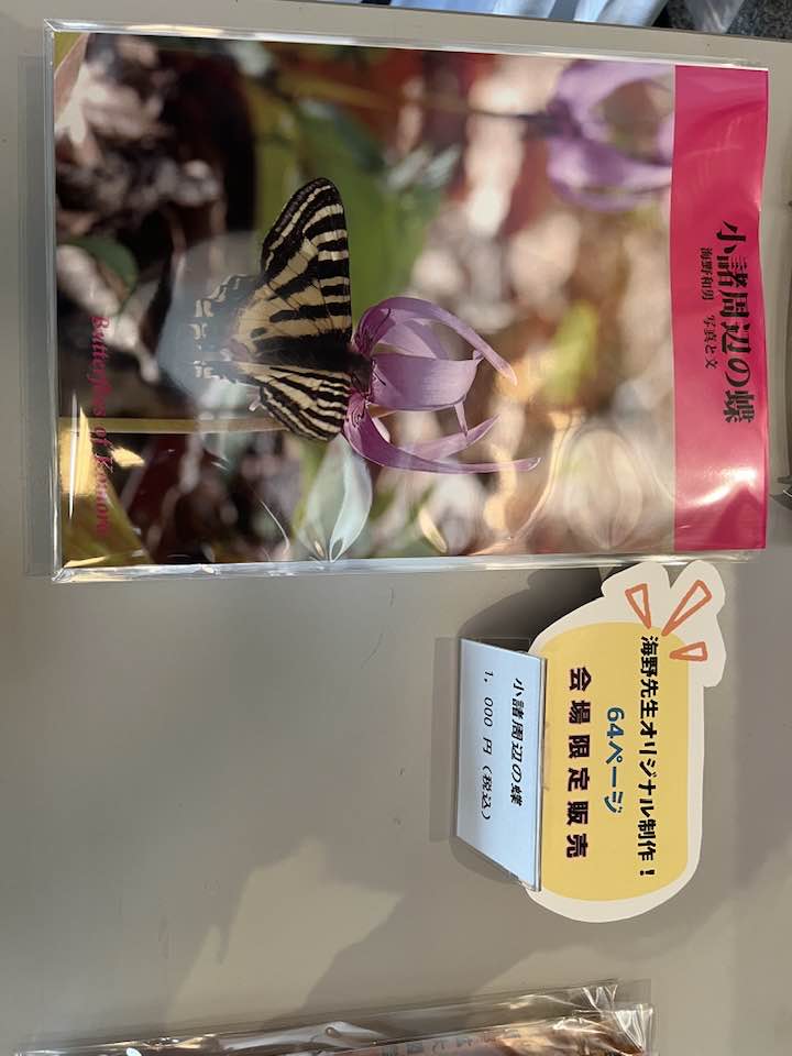 高原美術館で販売している「小諸周辺の蝶」