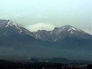 今朝の浅間山