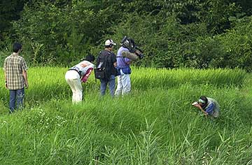 ABN「みつめて！信州生テレビ２０００」ロケ