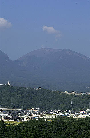浅間山の様子