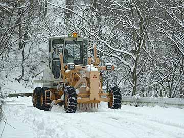 除雪車登場！