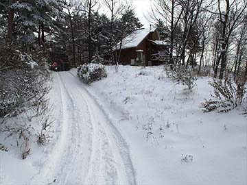 雪の中のアトリエ