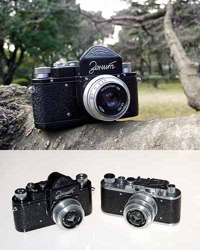 今日のクラシックカメラ(ロシア最初の一眼レフZenit)