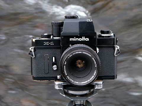 今日のクラシックカメラ（ミノルタX-1）