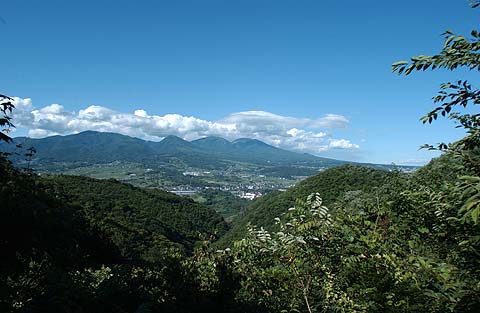 台風一過の青空