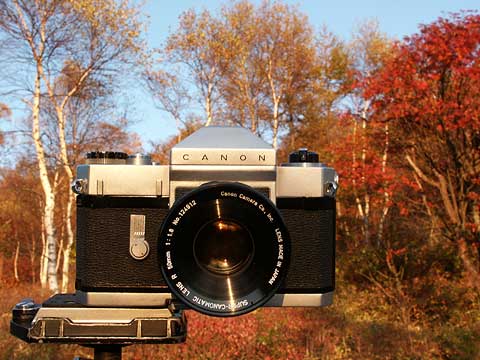 今日のクラシックカメラ（キャノンフレックスRP）