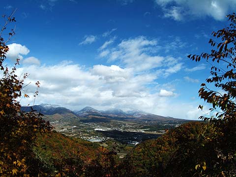 浅間山は今日も雪