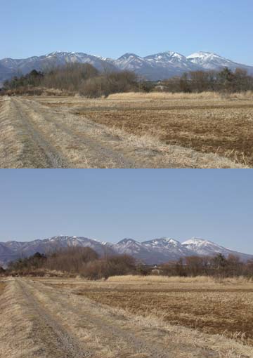 今日の浅間山（E20と10D)