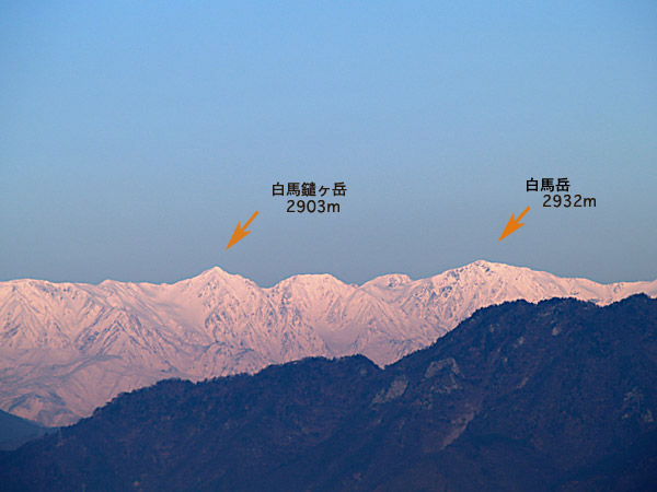 北アルプス遠望