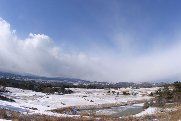強い冬型の一日