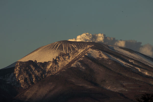 浅間山夕景