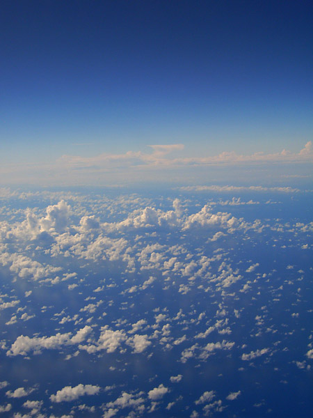 上空から見た景色