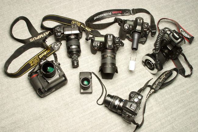 使用中のカメラたち
