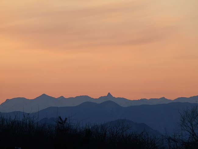 北アルプス遠望