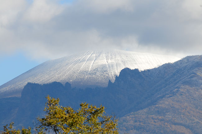 今朝の浅間山