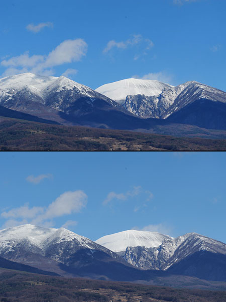 今日の浅間山（D3のコントロール）