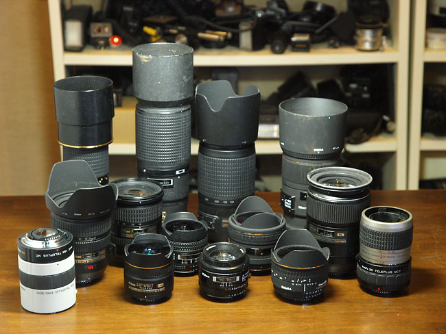 今年のメインレンズ（ニコン）