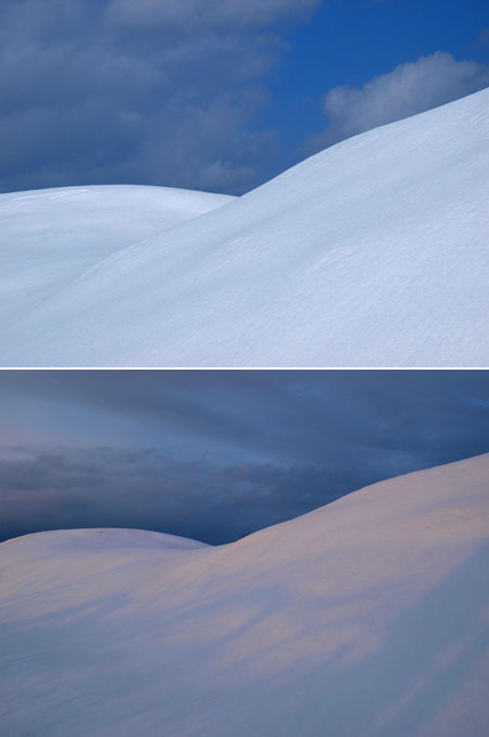 雪の表情