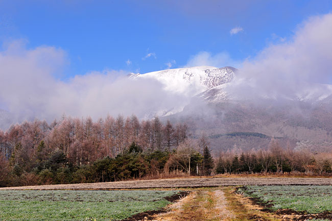 今朝の浅間山
