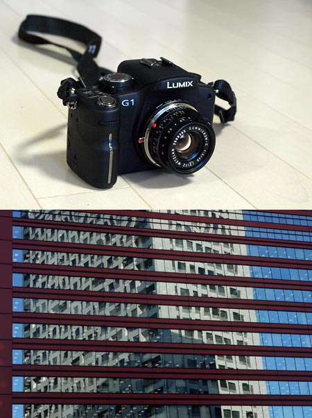 DMC-G1用のライカMマウントアダプター