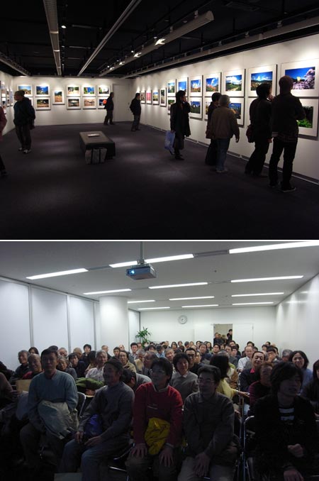 写真展「蝶の道」初日