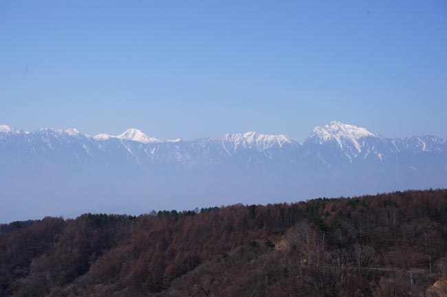 北岳と甲斐駒ヶ岳