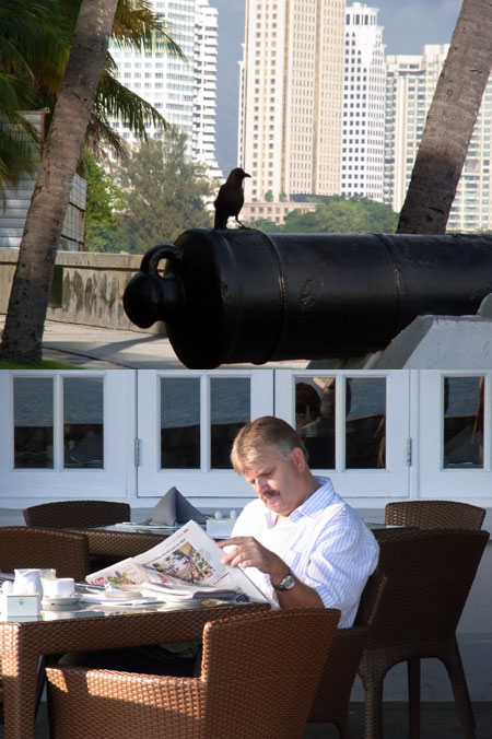 E&amp;0ホテル(ペナン）の朝 