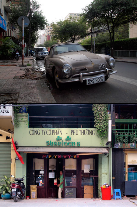 サイゴンの街角