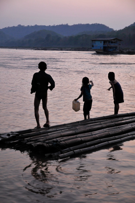 メコンの夕暮れ
