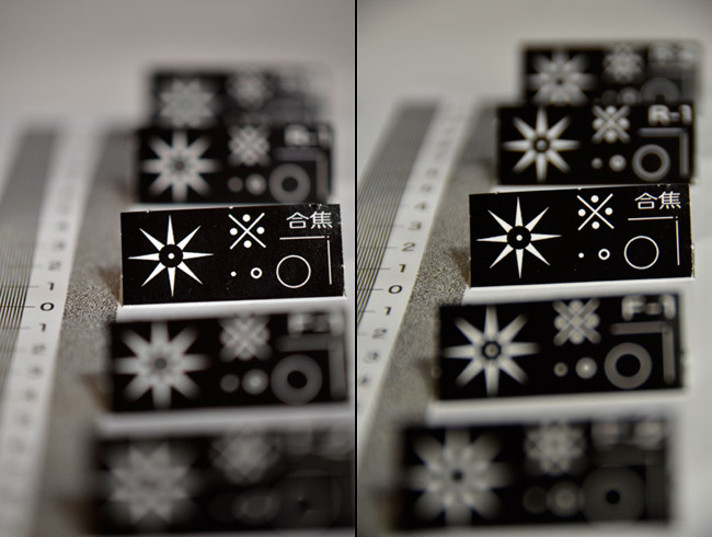 ボケ味&amp;フォーカスチェックチャート