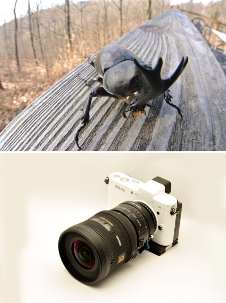 ニコン１用6.8mm魚眼？