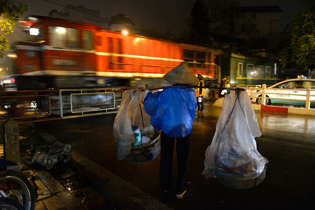 ハノイの踏切