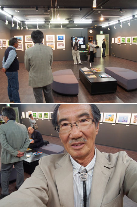 オリンパスギャラリーでの3人展