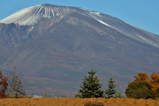 初冬の浅間山