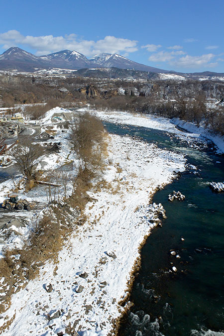 千曲川冬景色