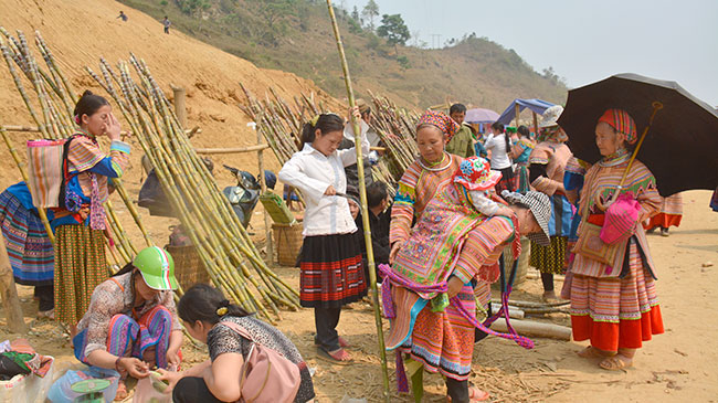花モン族の市場