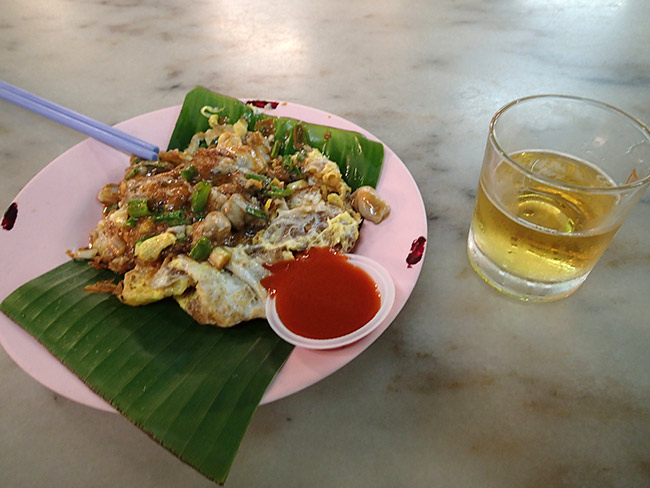 牡蠣入り卵焼き