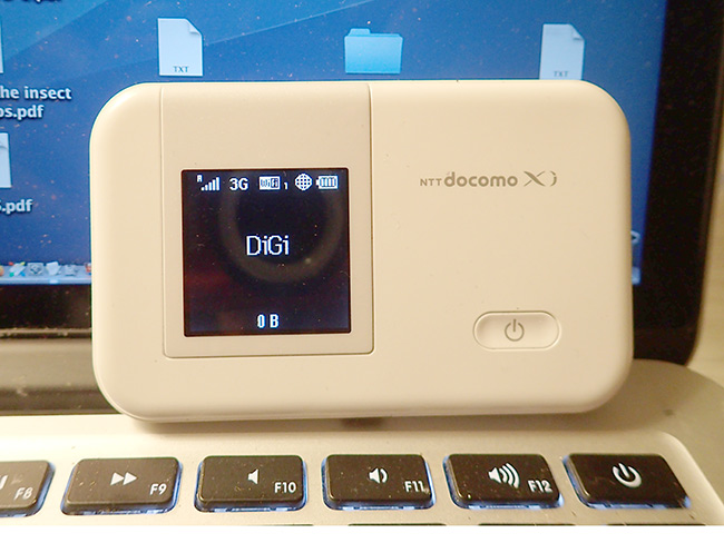 現地simカードがwifiルーターで使えた