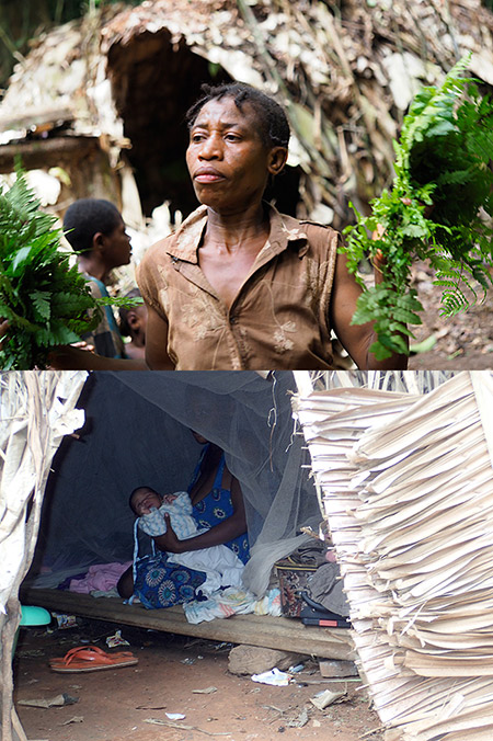 バカ族(ピグミー）の踊り