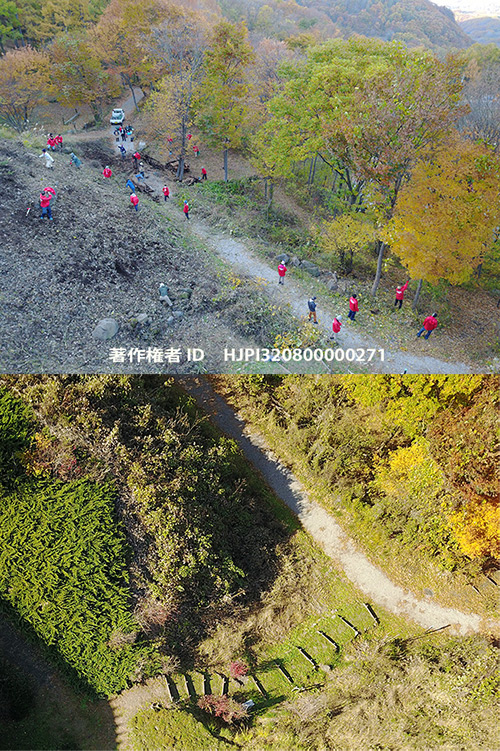 小諸でビオトープ作り