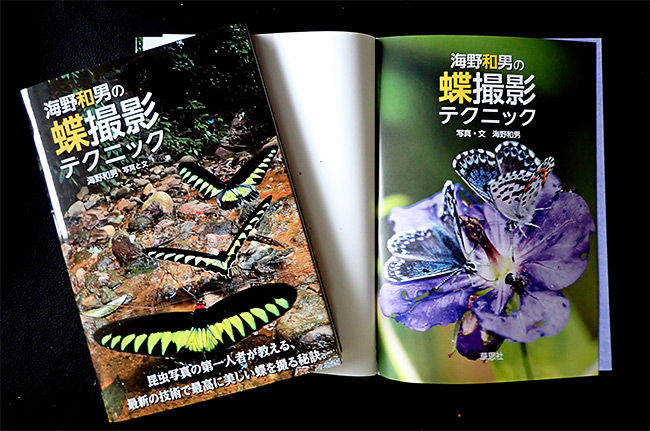 「海野和男の蝶撮影テクニック」発売間近
