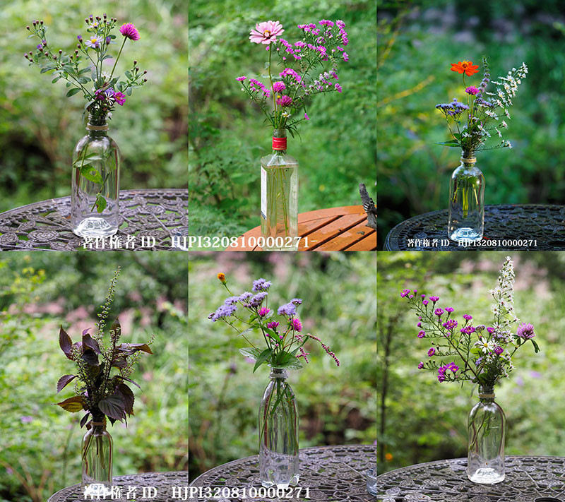 テーブルの上のペットボトル