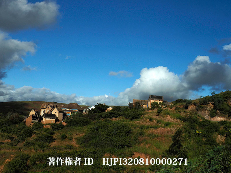 マダガスカル中央部の景色